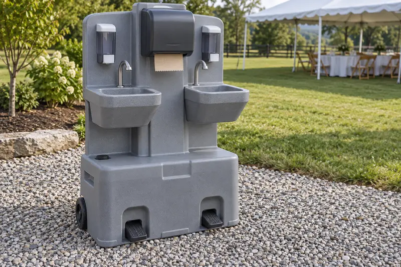 Outdoor washing station